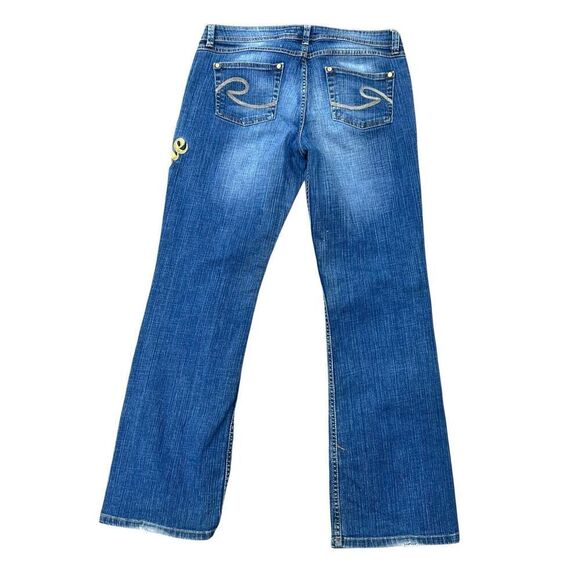 Southpole Jeans Women's 12/13 Blue Light Wash Boot Cut Jeans vintage Y2K - Picture 3 of 7